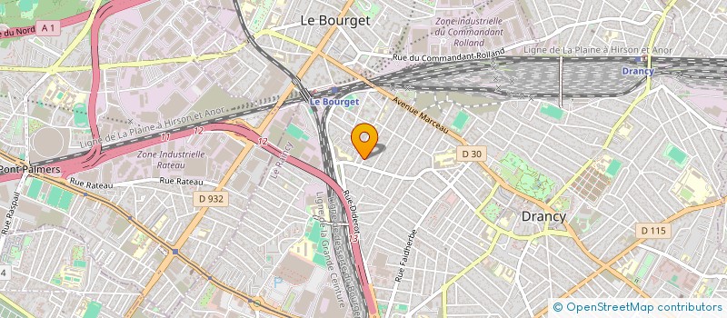 localisation de l'entreprise MONSIEUR PASCAL DIAS PEREIRA  DRANCY