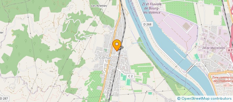 localisation de l'entreprise MONSIEUR PASCAL DICHARD  CORNAS