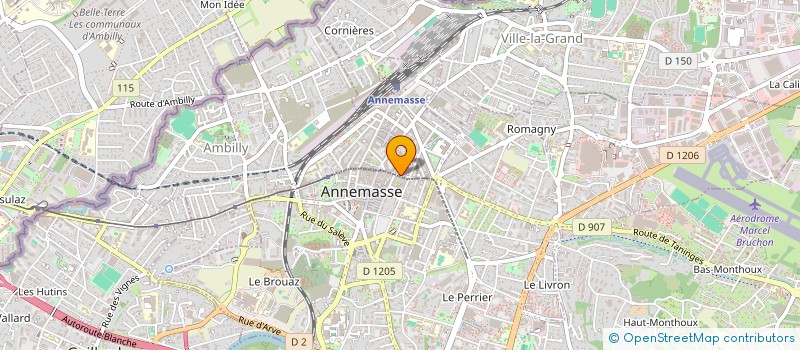 localisation de l'entreprise MONSIEUR PASCAL DIETHELM à ANNEMASSE