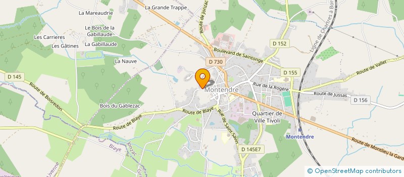 localisation de l'entreprise MONSIEUR PASCAL DIEZ à MONTENDRE