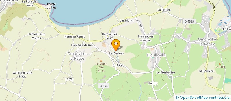 localisation de l'entreprise MONSIEUR PASCAL DIGARD  LA HAGUE