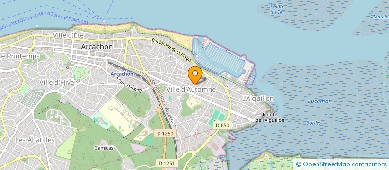 localisation de l'entreprise MONSIEUR PASCAL DIGNAN  ARCACHON