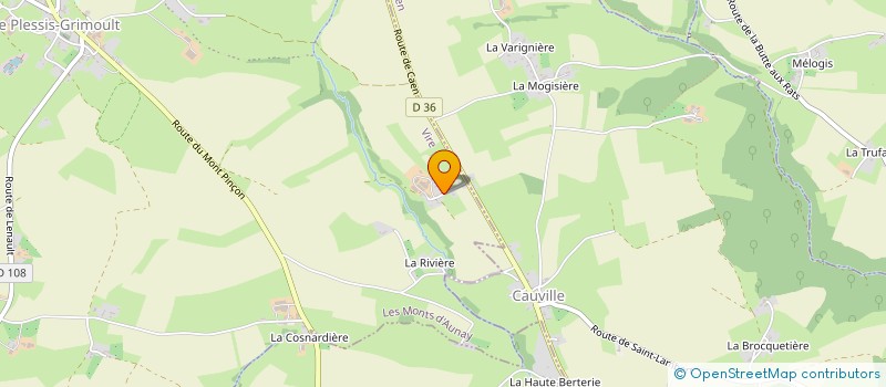 localisation de l'entreprise MONSIEUR PASCAL DILIGENCE  LES MONTS D'AUNAY