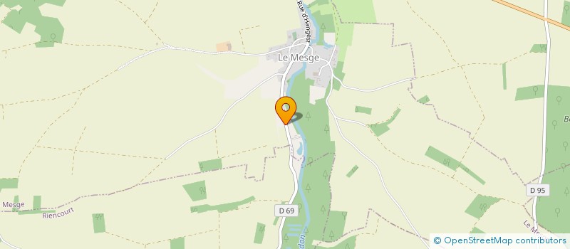 localisation de l'entreprise MONSIEUR PASCAL DILLY  LE MESGE