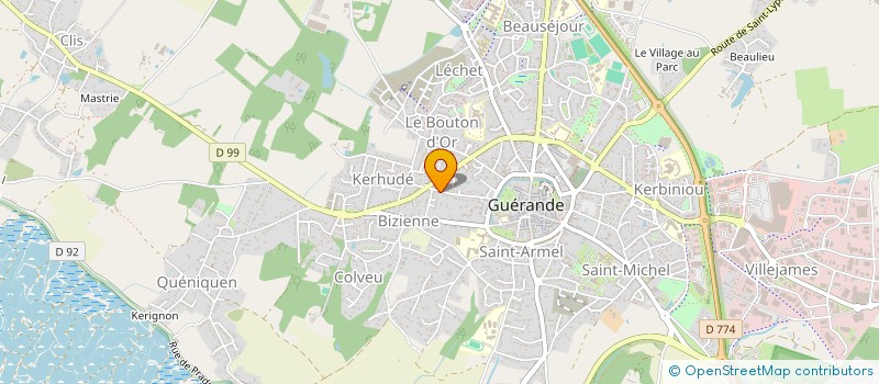 localisation de l'entreprise MONSIEUR PASCAL DION à GUERANDE
