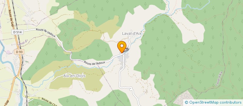 localisation de l'entreprise MONSIEUR PASCAL DIOTTE  PONTAIX