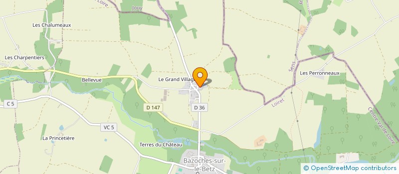 localisation de l'entreprise MONSIEUR PASCAL DISANT à BAZOCHES-SUR-LE-BETZ