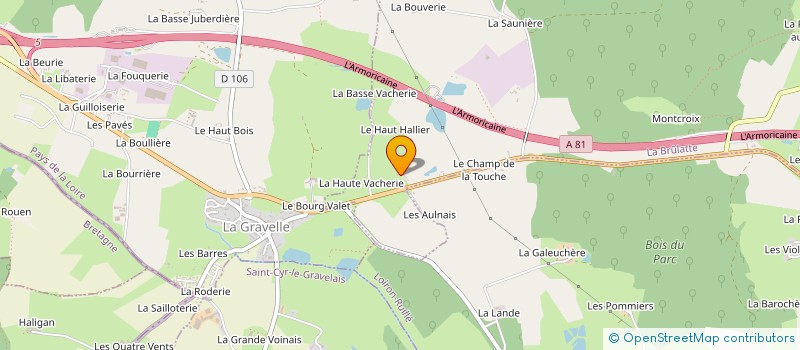 localisation de l'entreprise MONSIEUR PASCAL DIVE  LA BRULATTE