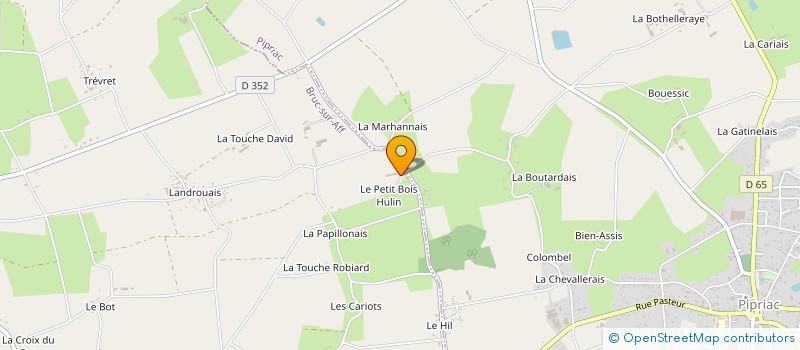 localisation de l'entreprise MONSIEUR PASCAL DIVET à BRUC-SUR-AFF