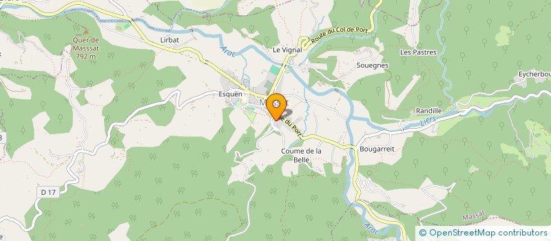 localisation de l'entreprise MONSIEUR PASCAL DOAN VAN à MASSAT