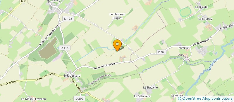 localisation de l'entreprise MONSIEUR PASCAL DOINEAU  CAUMONT-SUR-AURE