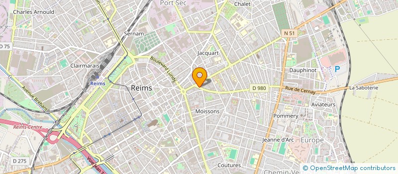 localisation de l'entreprise MONSIEUR PASCAL DOMINE  REIMS