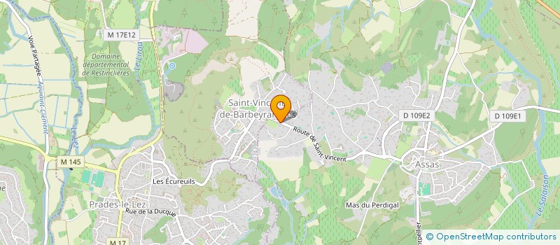 localisation de l'entreprise MONSIEUR PASCAL DOMON  ASSAS