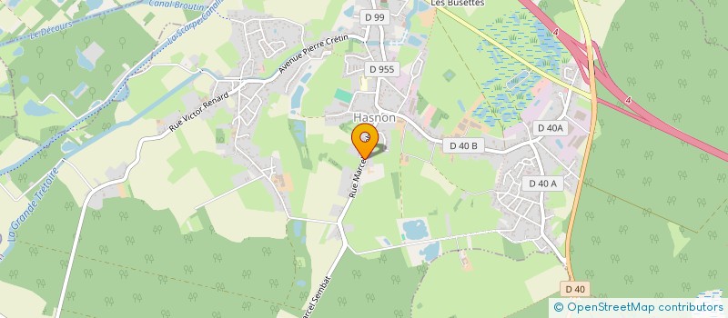 localisation de l'entreprise MONSIEUR PASCAL DOR  HASNON