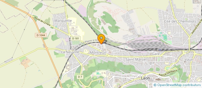 localisation de l'entreprise MONSIEUR PASCAL DORANGEVILLE  LAON
