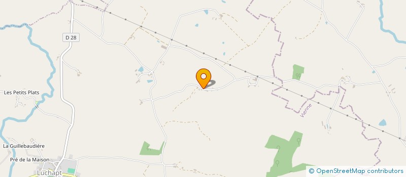 localisation de l'entreprise MONSIEUR PASCAL DORINET  LUCHAPT