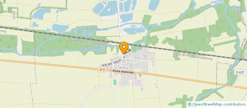 localisation de l'entreprise MONSIEUR PASCAL DORME  ATHIS