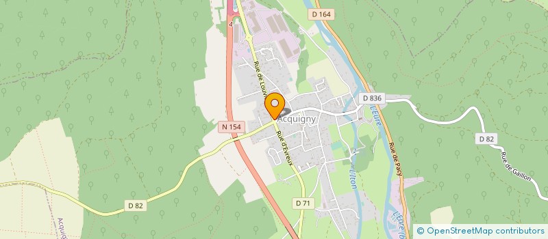 localisation de l'entreprise MONSIEUR PASCAL DORSY à ACQUIGNY