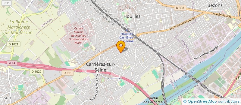 localisation de l'entreprise MONSIEUR PASCAL DOUCET à CARRIERES-SUR-SEINE