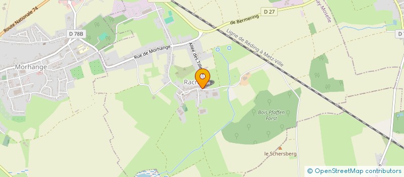 localisation de l'entreprise MONSIEUR PASCAL DREYER  RACRANGE