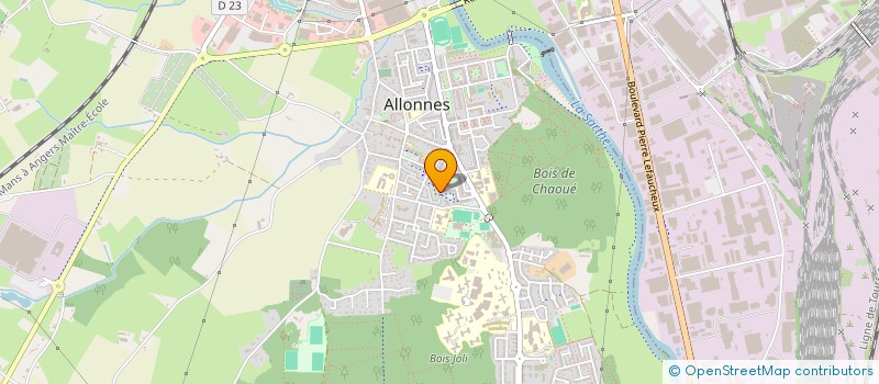 localisation de l'entreprise MONSIEUR PASCAL DROUARD à ALLONNES