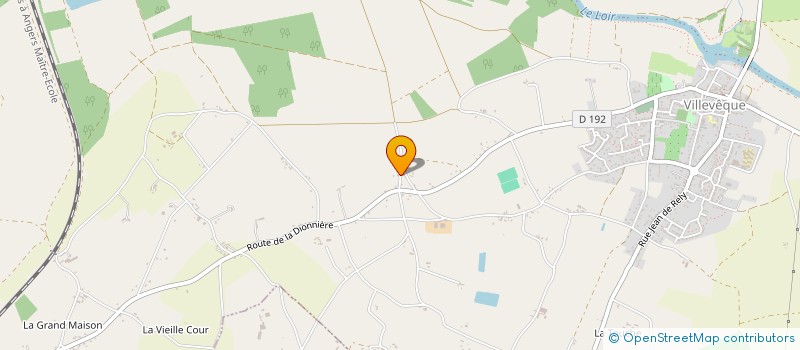 localisation de l'entreprise MONSIEUR PASCAL DROUAULT à RIVES-DU-LOIR-EN-ANJOU