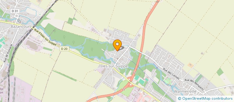 localisation de l'entreprise MONSIEUR PASCAL DROUIN à ISLES-SUR-SUIPPE