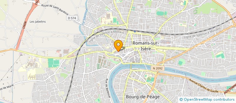 localisation de l'entreprise MONSIEUR PASCAL DROUOT à ROMANS-SUR-ISERE