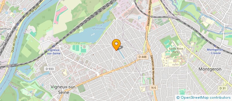 localisation de l'entreprise MONSIEUR PASCAL DUBOIS  VULAINES