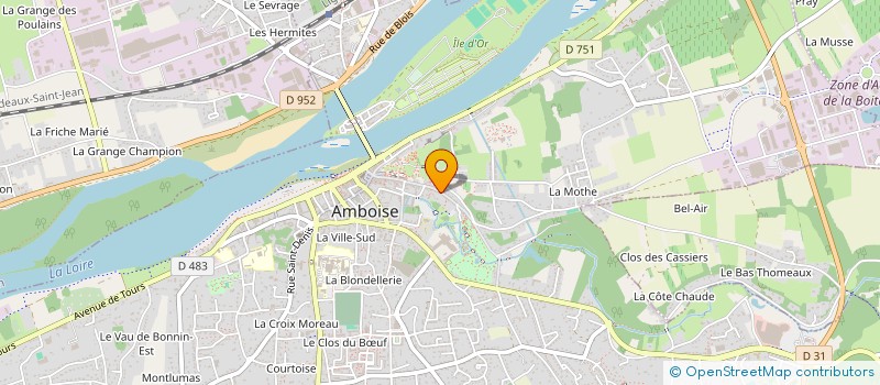 localisation de l'entreprise MONSIEUR PASCAL DUBOIS  AMBOISE