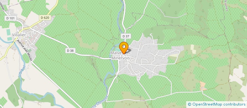 localisation de l'entreprise MONSIEUR PASCAL DUBUET  MALVES-EN-MINERVOIS