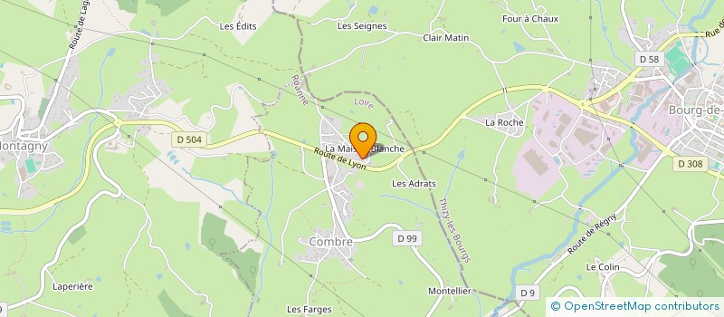 localisation de l'entreprise MONSIEUR PASCAL DUBUIS  COMBRE