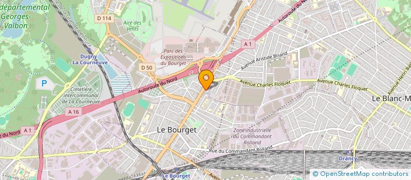localisation de l'entreprise MONSIEUR PASCAL DUCHAUCHOY-CREUZIN à LE BOURGET