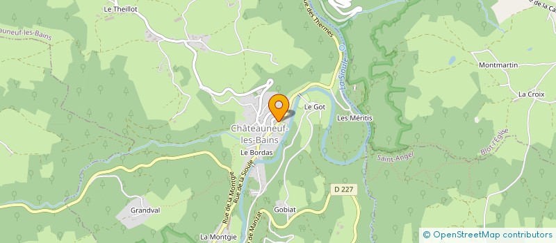 localisation de l'entreprise MONSIEUR PASCAL DUCHIER  SAURET-BESSERVE