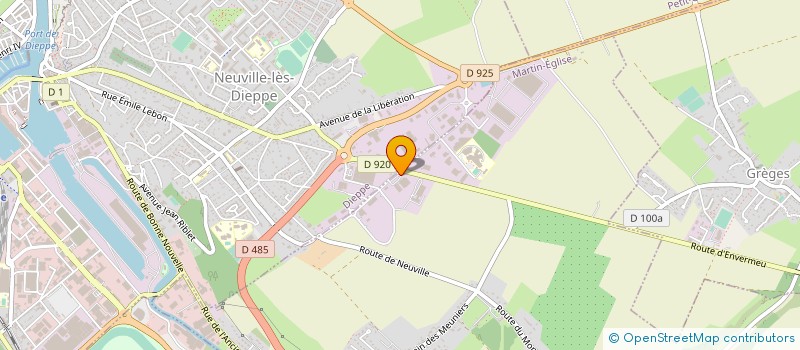 localisation de l'entreprise MONSIEUR PASCAL DUCLOS à DIEPPE