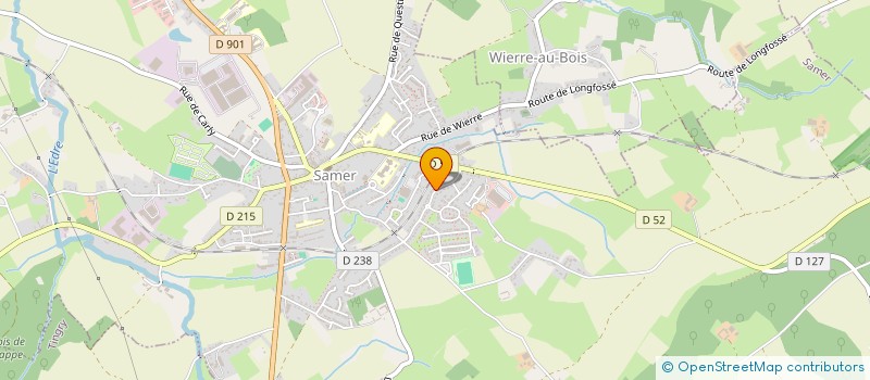 localisation de l'entreprise MONSIEUR PASCAL DUCROCQ  SAMER