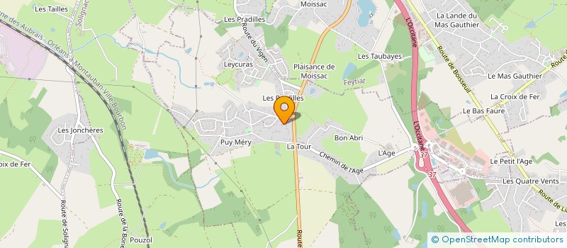 localisation de l'entreprise MONSIEUR PASCAL DUCROS  LE VIGEN