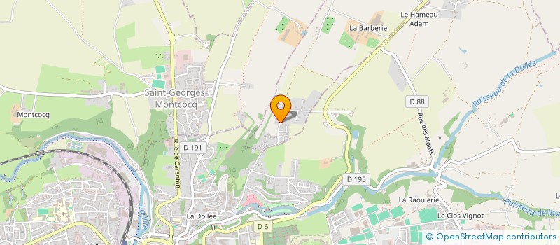 localisation de l'entreprise MONSIEUR PASCAL DUDOUIT  LE MESNIL-ROUXELIN