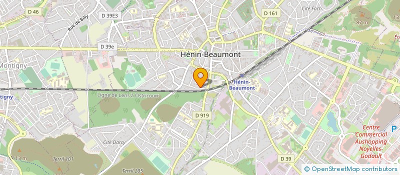 localisation de l'entreprise MONSIEUR PASCAL DUEZ à HENIN-BEAUMONT