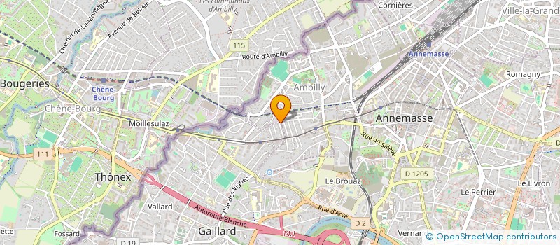 localisation de l'entreprise MONSIEUR PASCAL DUFAUX à GAILLARD