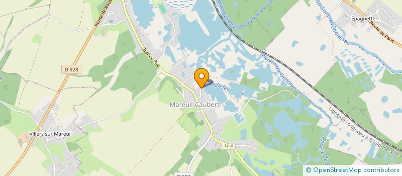 localisation de l'entreprise MONSIEUR PASCAL DUHAMEL  MAREUIL-CAUBERT