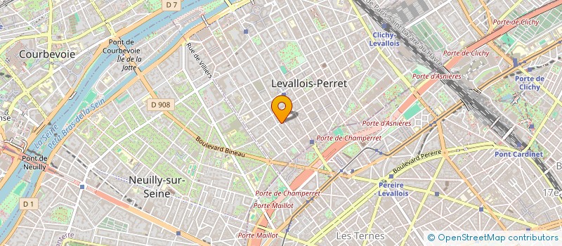 localisation de l'entreprise MONSIEUR PASCAL DUJARDIN à LEVALLOIS-PERRET