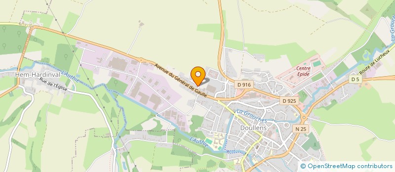 localisation de l'entreprise MONSIEUR PASCAL DULIERE  LUCHEUX