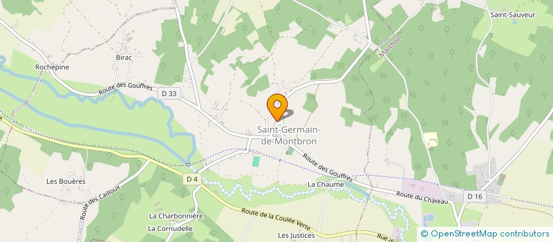 localisation de l'entreprise MONSIEUR PASCAL DUMAS  MARTHON