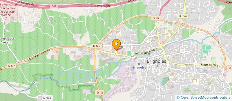 localisation de l'entreprise MONSIEUR PASCAL DUMAS à BRIGNOLES