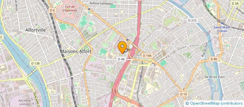 localisation de l'entreprise MONSIEUR PASCAL DUMONT à MAISONS-ALFORT