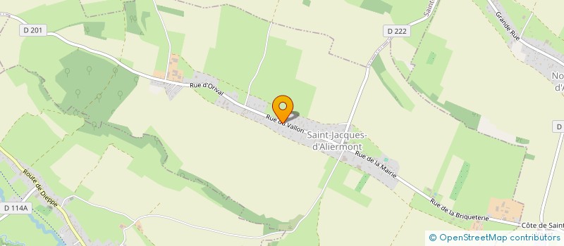 localisation de l'entreprise MONSIEUR PASCAL DUMOULIN  SAINT-JACQUES-D'ALIERMONT
