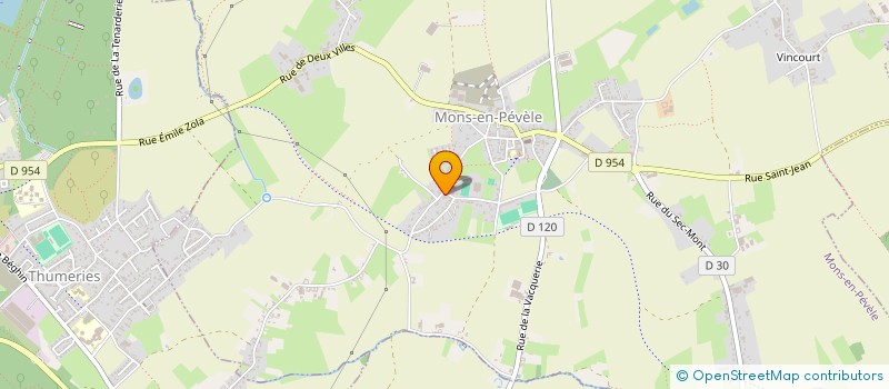localisation de l'entreprise MONSIEUR PASCAL DUMOULIN  MONS-EN-PEVELE