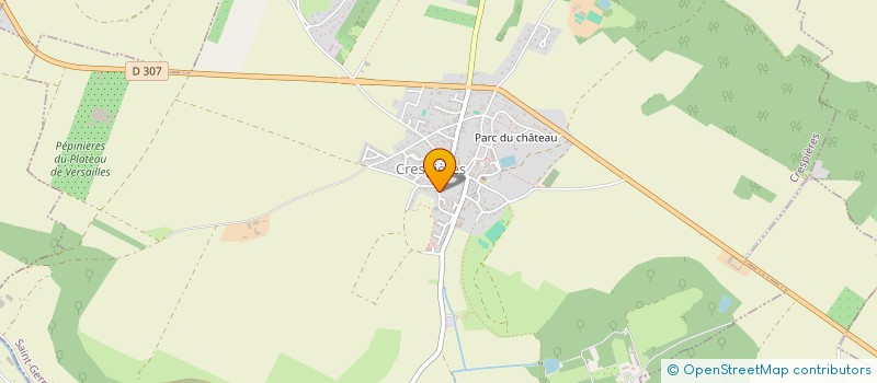 localisation de l'entreprise MONSIEUR PASCAL DUMOUTIER  CRESPIERES