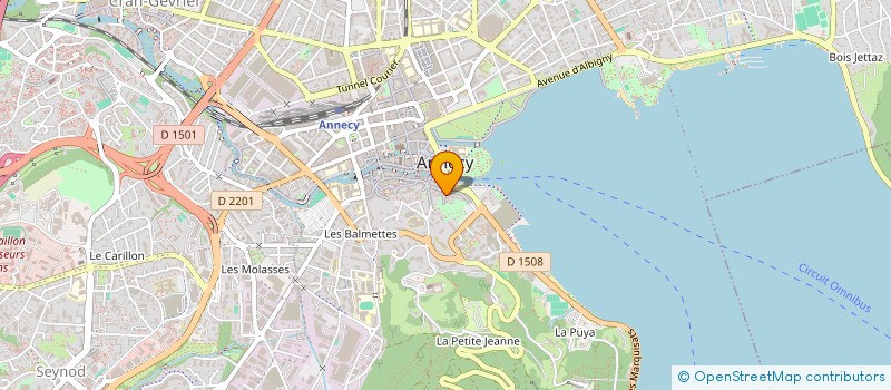 localisation de l'entreprise MONSIEUR PASCAL DUPILLE à ANNECY